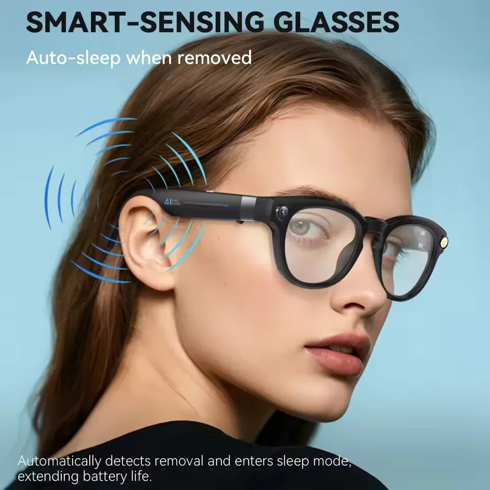 2026New800W Camera AI Glasses Men Color-Changing Smart Translation Glasses Photo Video Recording Waterproof Call SmartSunglasses - Image 3