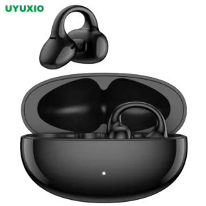 Open-Ear True Wireless Earbuds BT 5.4 OWS Earphone with 72H Play Time Long-Battery Life IP56 Waterproof Headphone for Sport Work