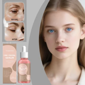 5 In1 Niacinamide Facial Serum Dropper Hyaluronic Acid Vitamin Hydrating Moisturizing Anti-Aging Face Smooth Care Essence