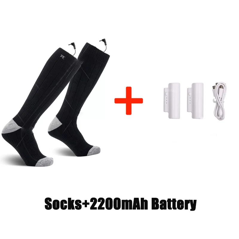 Electric Socks Are Rechargeable and Electrically Heated Three-Speed Temperature Control Comfortable Winter Outdoor Sports - Image 2