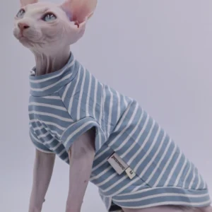 Sphynx Cat Clothes Cotton Hairless Cat Vest Baby 100% Cotton Soft Summer Sleeveless Thin Vest Cat Clothes for Devon, Cornish