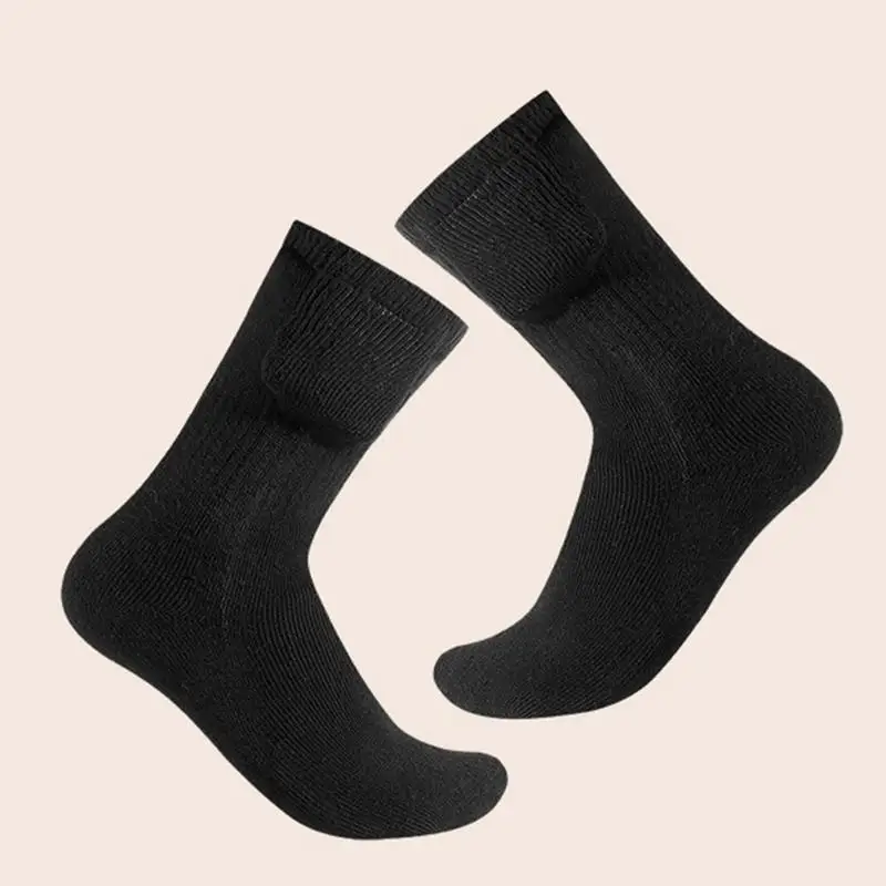 USB Rechargeable Heated Socks Constant Temperature Fever Electric Heated Socks Thickened Sport Foot Warmer Electric Heating Sock - Image 3