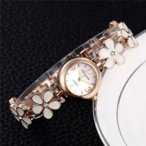 Luxury Bracelet Women Watches Fashion Small Dial Analog Quartz Wristwatches Ladies Dresses Rose Gold Clock Gifts For Women
