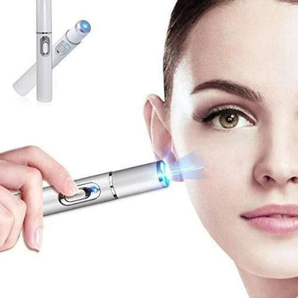 Blue Light Therapy Acne Laser Pen LED Face Light Therapy For Scar Wrinkle Removal Treatment Device Skin Care Beauty Equipment - Image 2