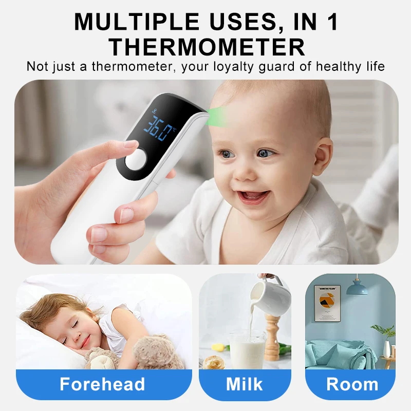 Medical Temperature Infrared Thermometer Forehead Digital Non-contact Thermomete LED Display Fever Measure Tool For Baby Adult - Image 5