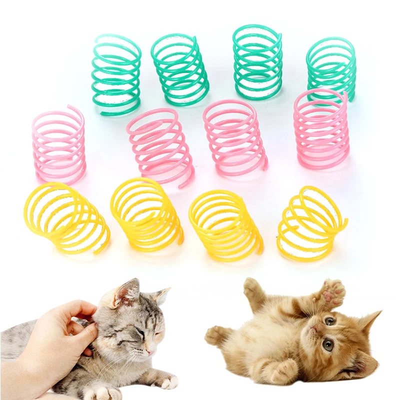 Kitten Coil Spiral Springs Cat Toys Interactive Gauge Cat Spring Toy Colorful Springs Cat Pet Toy Pet Products - Image 3