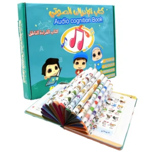 Arabic English Language Learning Machine Baby Montessori Educational E-book Electronic Voice Reading Books Tablet for Children