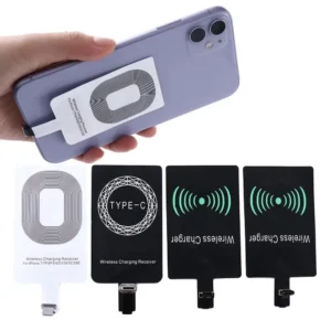 For Android IOS Type-C For Mobile Phone Induction Patch Qi Wireless Charging Charger Receiver Charge Coil Protable Charge Tool
