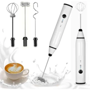 Mini Electric Handheld Milk Frother Electric Blender with USB Electrical Maker Whisk Mixer for Milk Frother Cappuccino