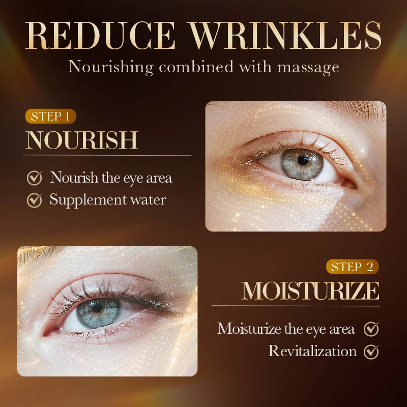 Snake Venom Peptide Caffeine Anti Wrinkle Massage Eye Cream Anti Dark Circles Anti-Aging Moisturizing Eyes Skin Care - Image 6