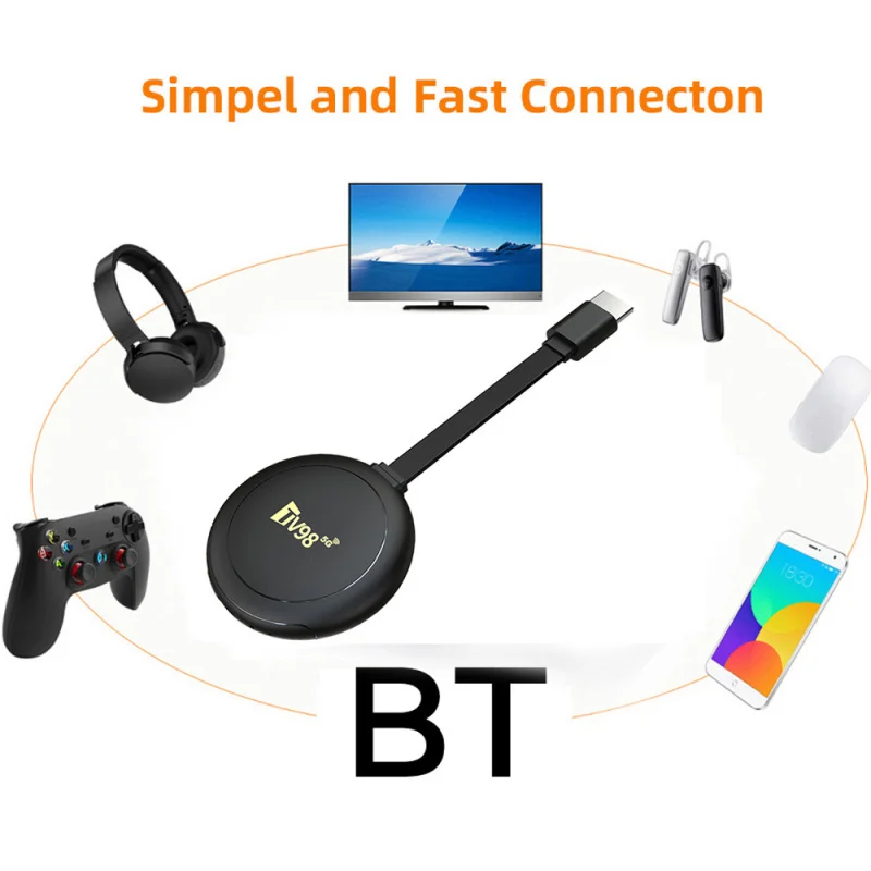 TV98 ATV X8 Smart TV Stick iptv Allwinner H313 quad-core 4G 5G Dual Wifi HD 8K 4K BT 5.0 8GB 128GB Voice Remote Android 14 - Image 5