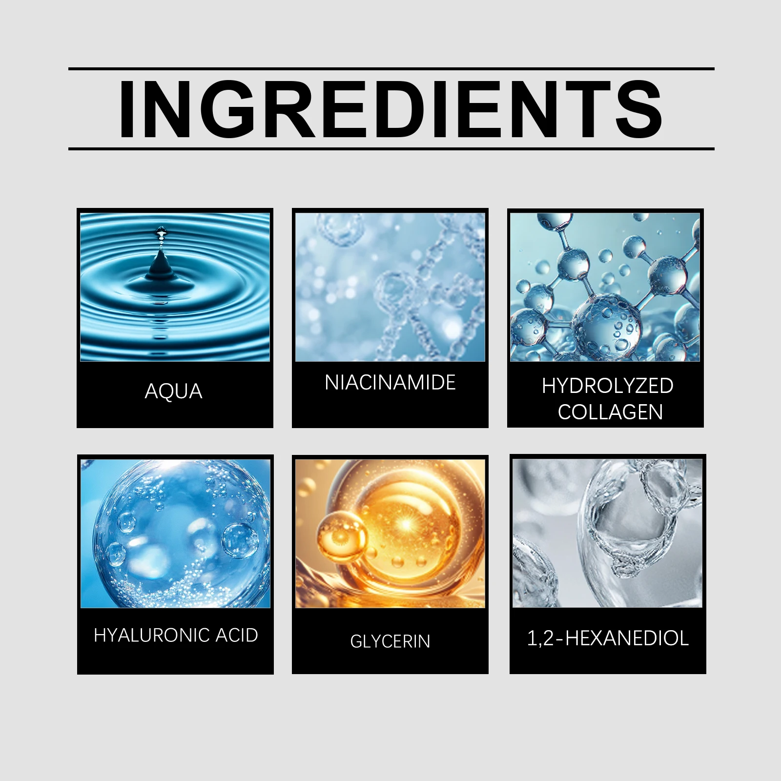 Niacinamide Microneedle serum Facial serum Kit 0.25mm Moisturizing Skin nourishing Winter skincare Face Roller Day cream 30ml - Image 2