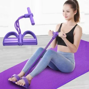 Tension Rope with Non-slip Handle Portable Slimming Waist Arm Training Yoga Pedal Puller Resistance Band Fitness Equipment