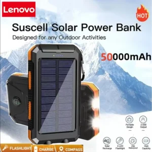 ONEPLUS 50000mAh Solar Power Bank Portable Charging Poverbank External Battery Charger Strong Light LDE Light for iphone Samsung