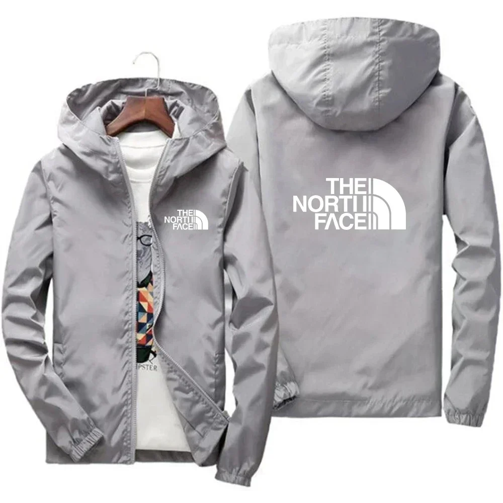 2025 Men's Fashion Windproof Zipper Hooded Jacket Casual Outdoor Sportswear for Streetwear Running and Daily Comfortable Wear