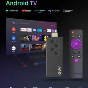 G96 Smart Tv stick Android13.0 Q2 Allwinner H313 BT5.0 Google Voice 4k Dual Wifi Youtube Multi Language Streaming Media Player