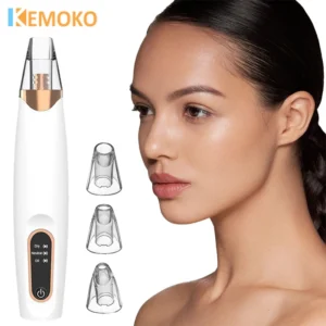 3 Levels Electric Blackhead Remover Facial Pore Cleaner Vacuum Suction Power Black Spots Pimple Rechargeable Acne Extractor Tool