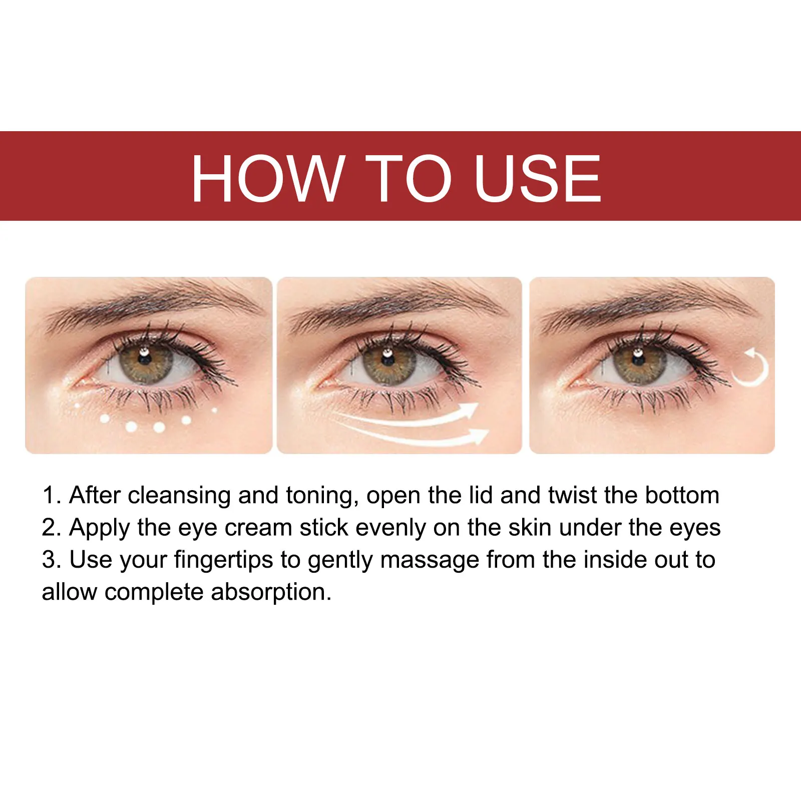 Retinol Eye Cream Collagen Multibalm Stick Reduce Wrinkles Eye Bag Hyaluronic Acid Anti Dark Circle Puffiness Eye Care Products - Image 6