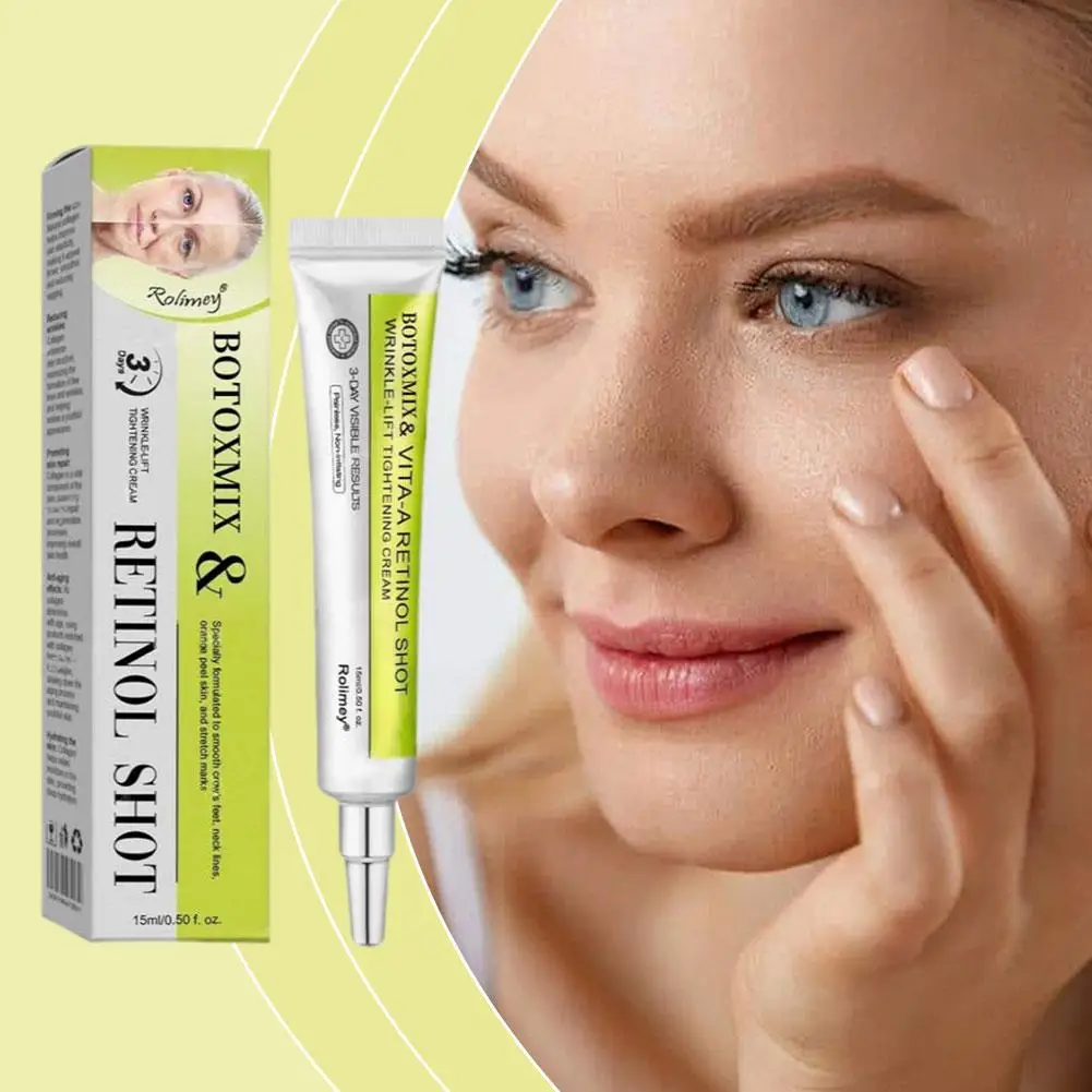 Retinal Shot Tightening Booster Cream - Firming Brightening Hydrating Night Cream For Dry Sensitive Skin Winter Daily Skin Care - Image 3